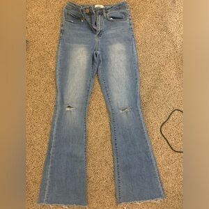 YMI womens flare bottom jeans